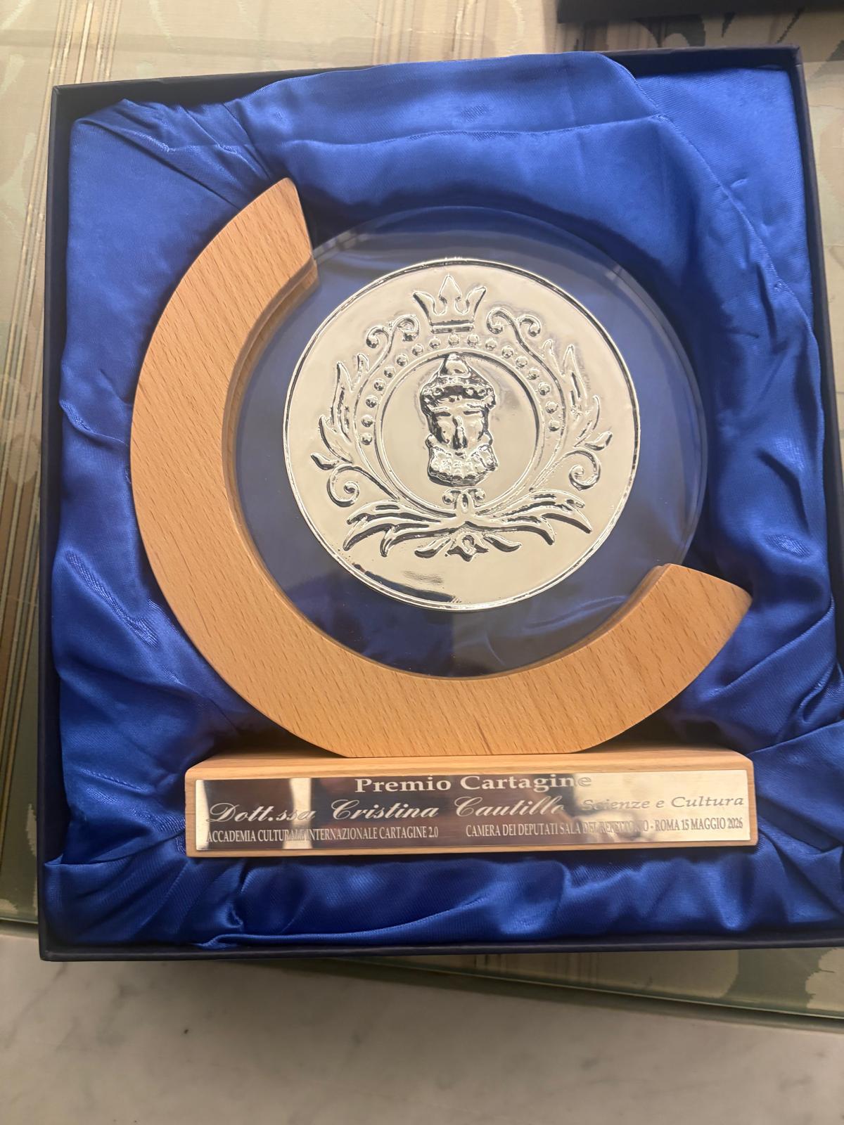 Premio Cartagine assegnato a Cristina Cautillo